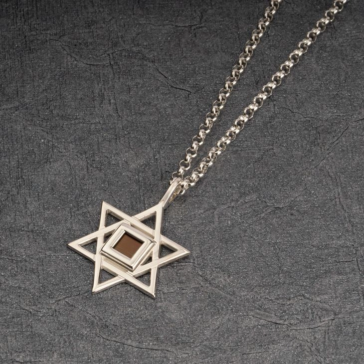 Star of David Bible Necklace