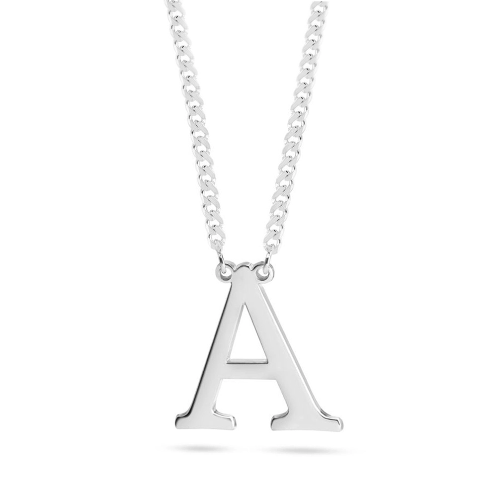 Cuban Initial Necklace