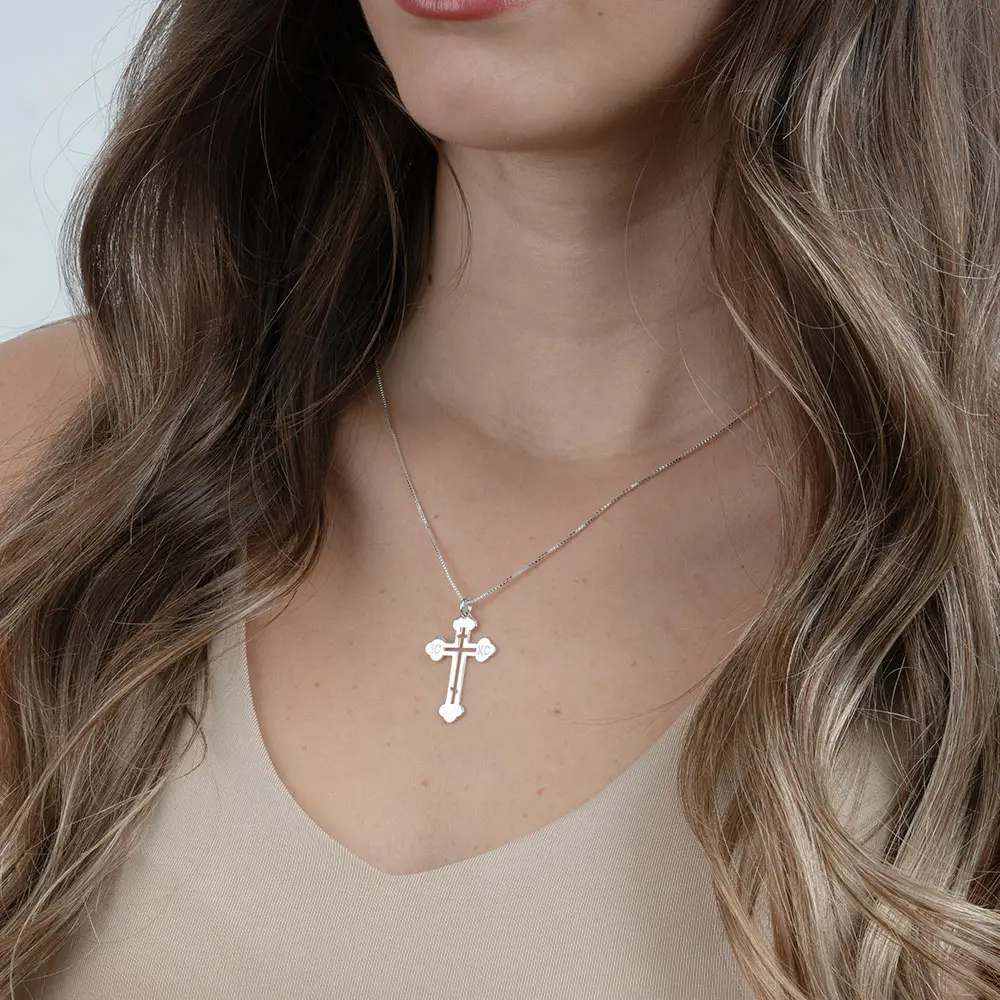 Greek Orthodox Cross Necklace