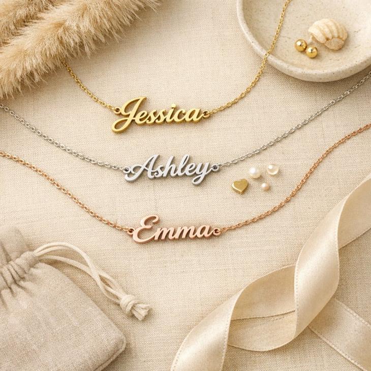 Name Necklace Fonts Guide: How to Choose the Perfect Font for Your Name Necklace