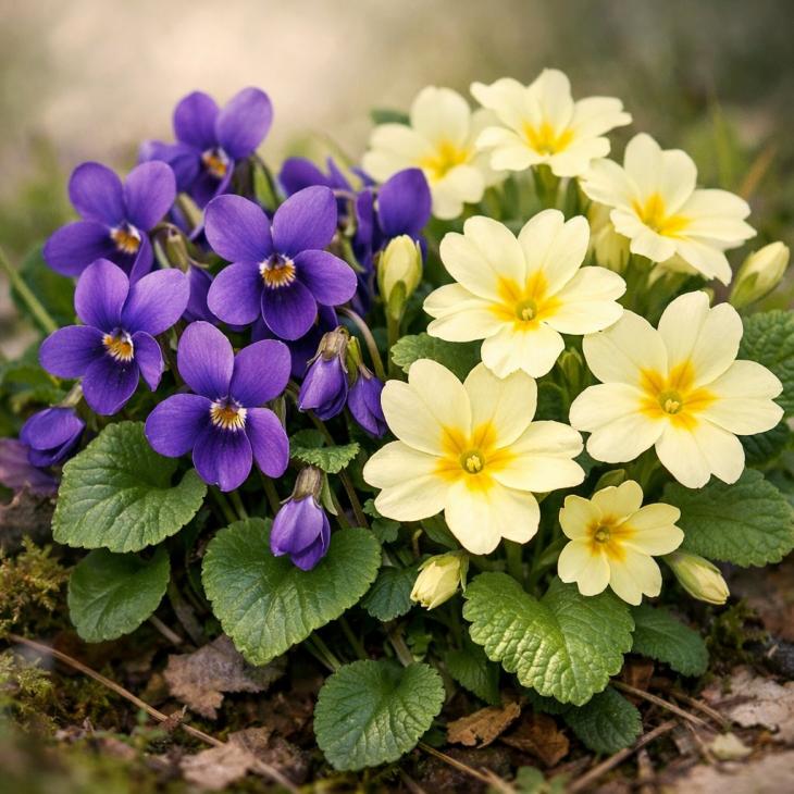 February Birth Flowers: Violet & Primrose Meanings for a UK Birthday