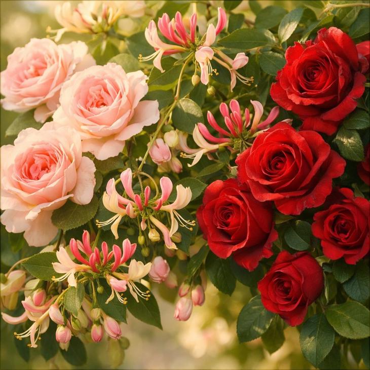 June Birth Flowers: Rose & Honeysuckle Meanings for a UK Birthday