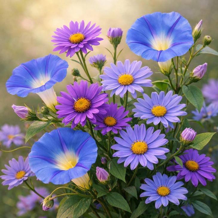 September Birth Flowers: Aster & Morning Glory Meanings for a UK Birthday