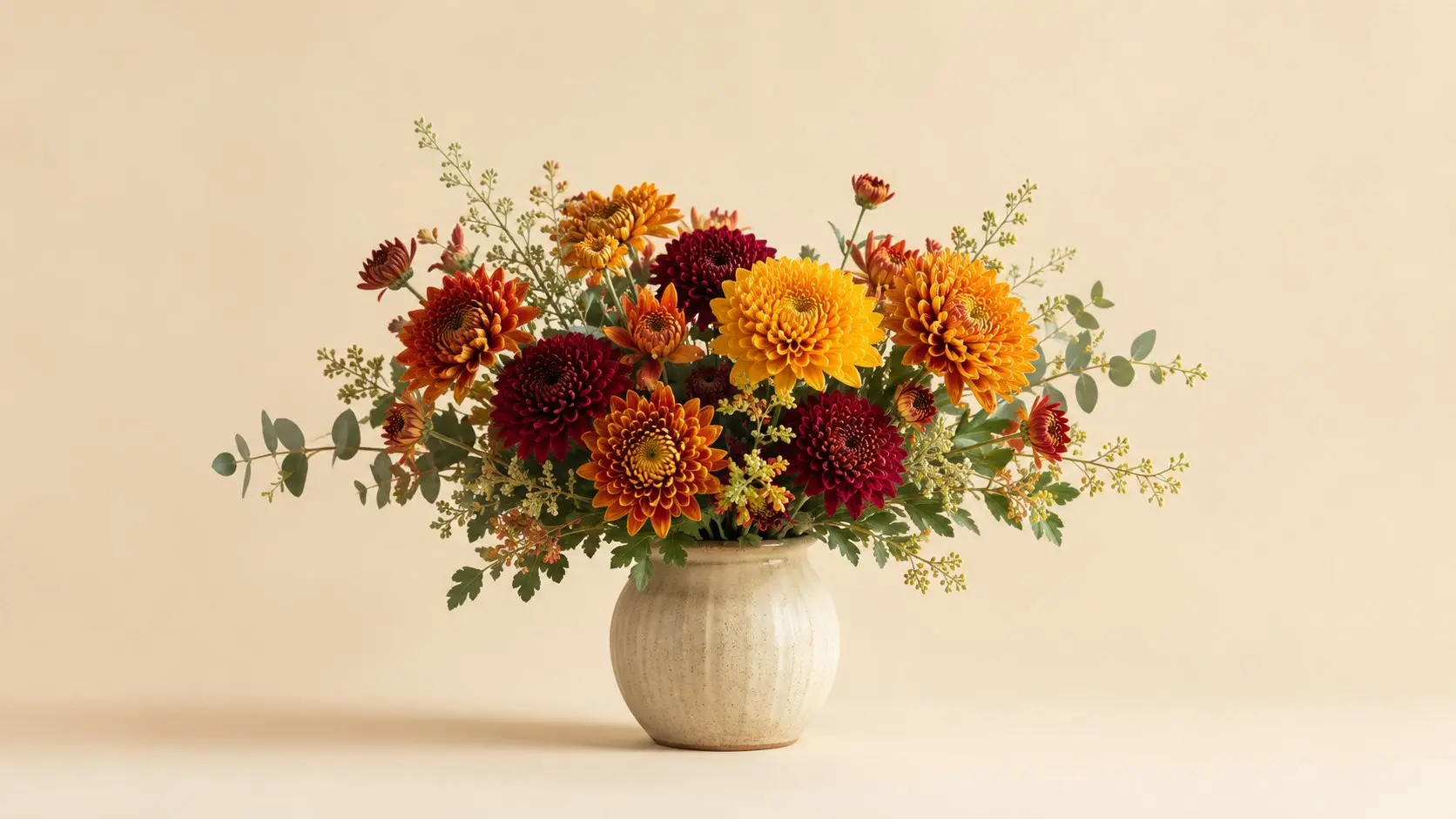 November birth flower: colourful chrysanthemums