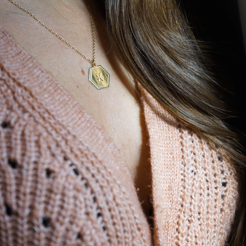 Hexagon Zodiac Pendant - 1