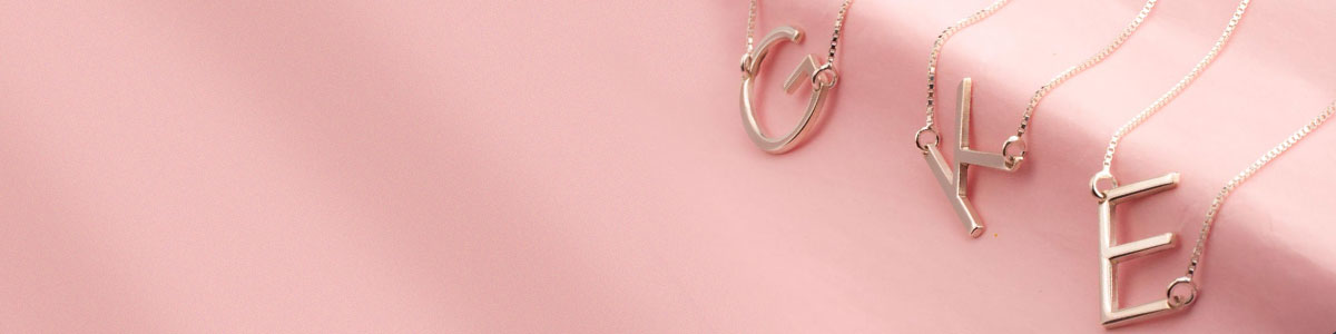 Initial Necklaces - Banner