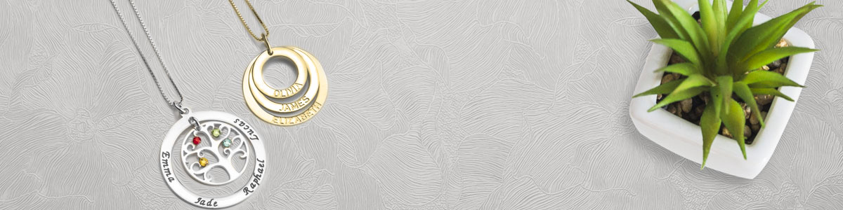 Engraved Necklaces - Banner