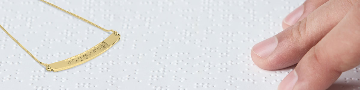 Braille Jewellery - Banner
