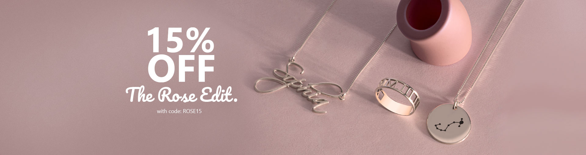 Rose Gold Sale - Banner