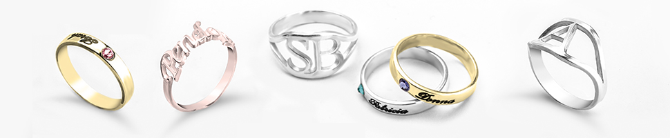 Personalized Rings - Banner