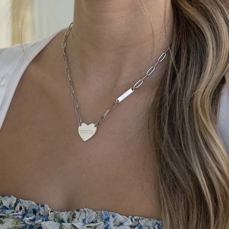 Engraved Heart Necklaces