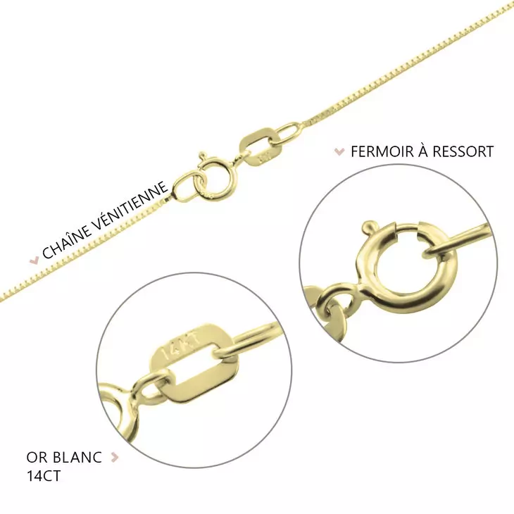 Gold Box And Twist Chain