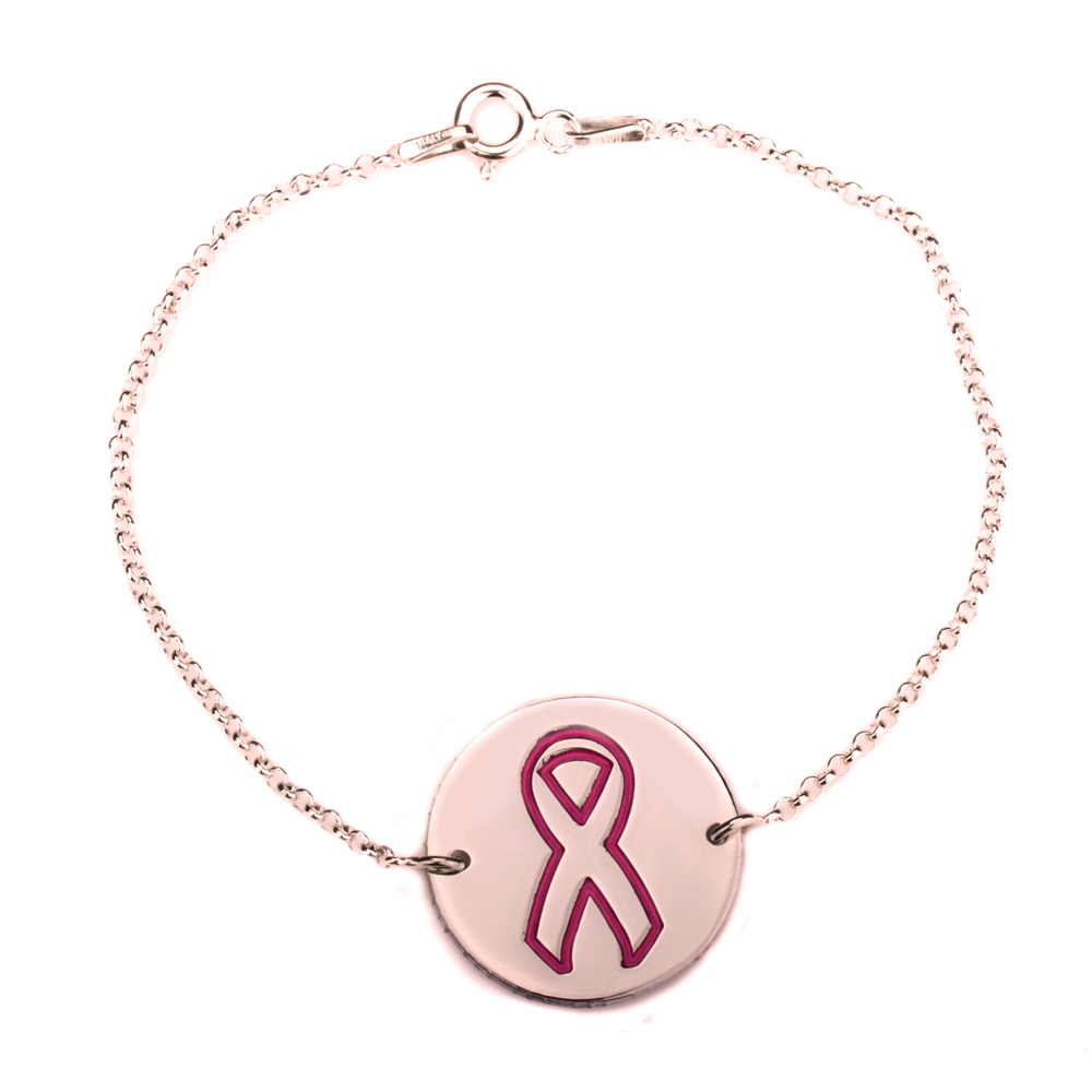 Pulsera de Disco de Cáncer de Mama