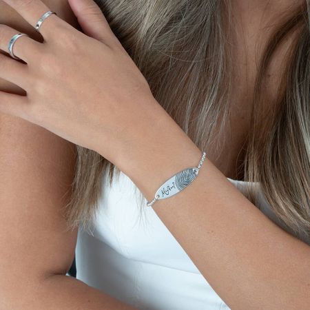 Fingerprint Bar Bracelet