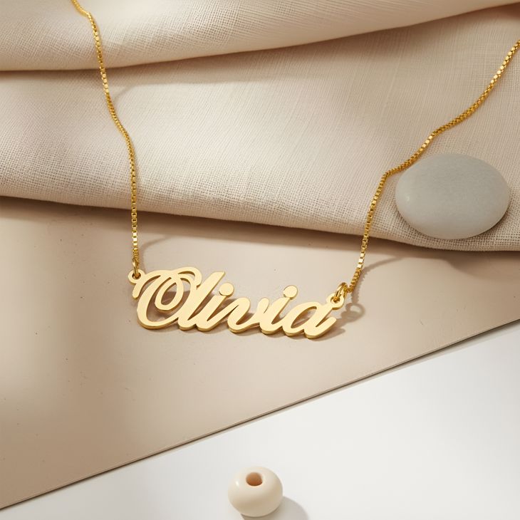 Classic Name Necklace - Picture 5