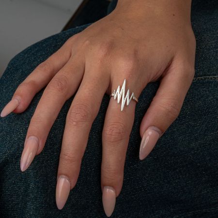 Anillo de Latido con Zirconias