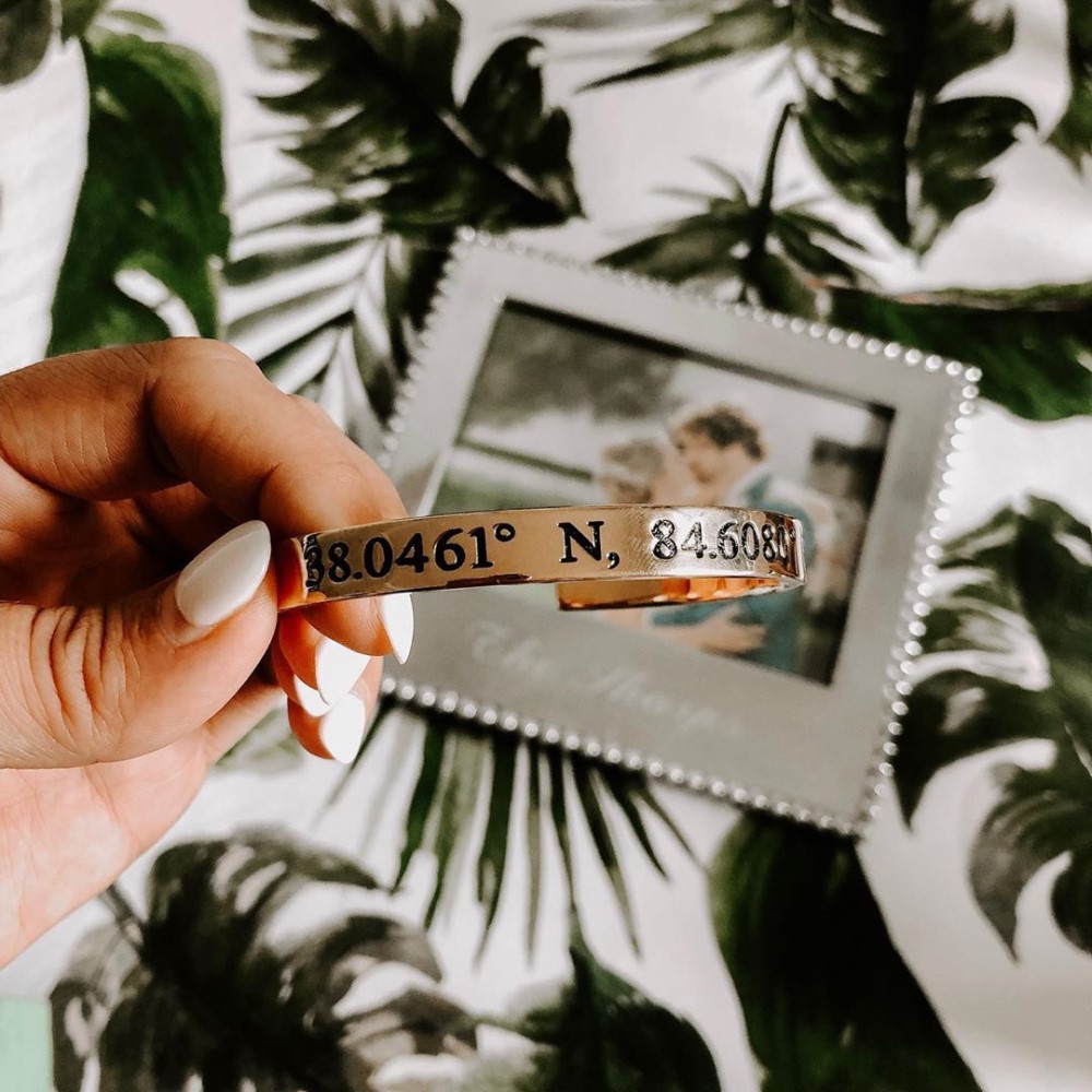 Pulsera Rígida de Coordenadas