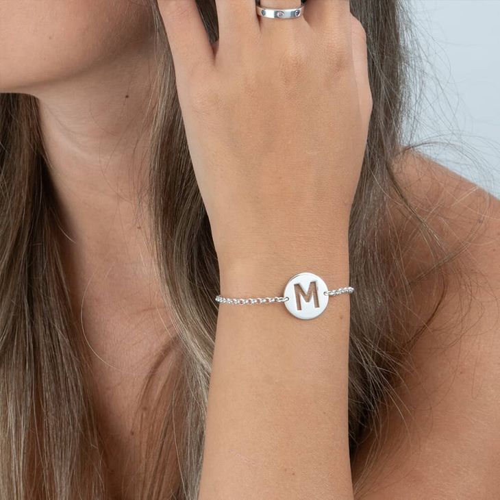 Cut Out Initial Bracelet model