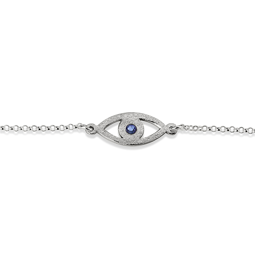 Pulsera de Mal de Ojo con Piedra de Nacimiento