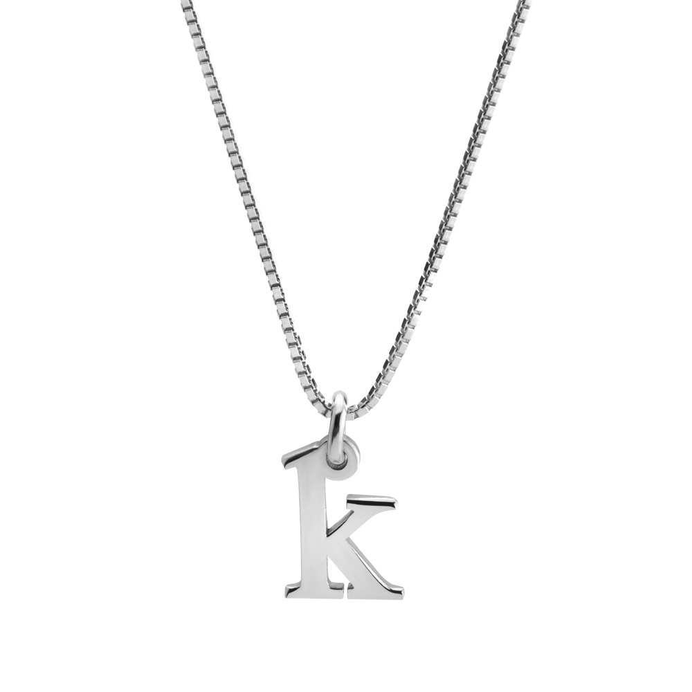 Small Letter Initial Necklace