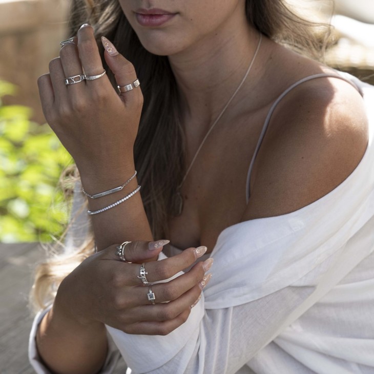 Pulsera de Tenis con Zirconias model