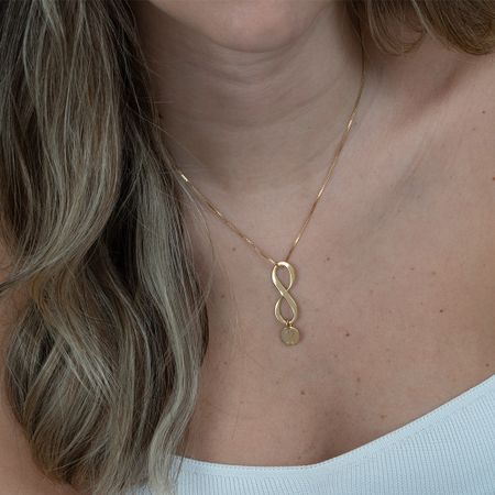 Collar Infinito con Inicial