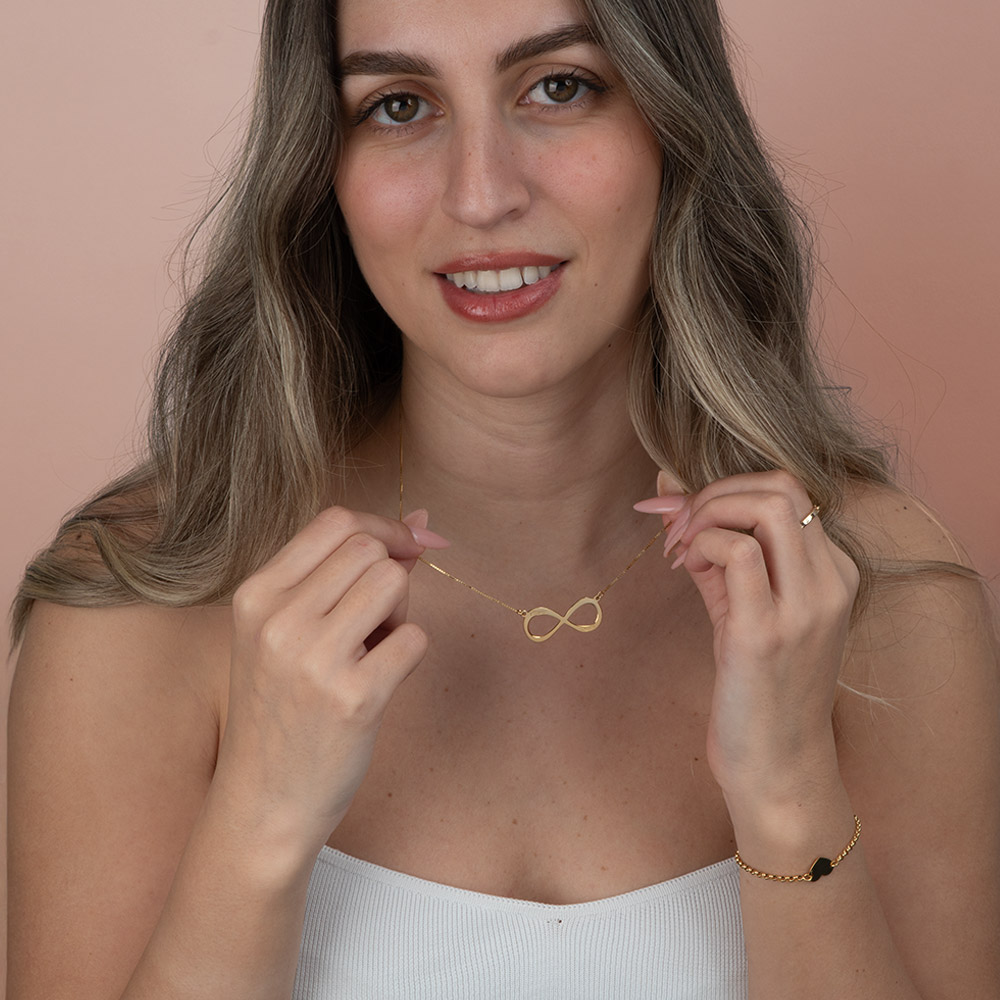 Infinity Necklace with Two Names