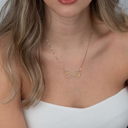 Infinity Necklace with Two Names