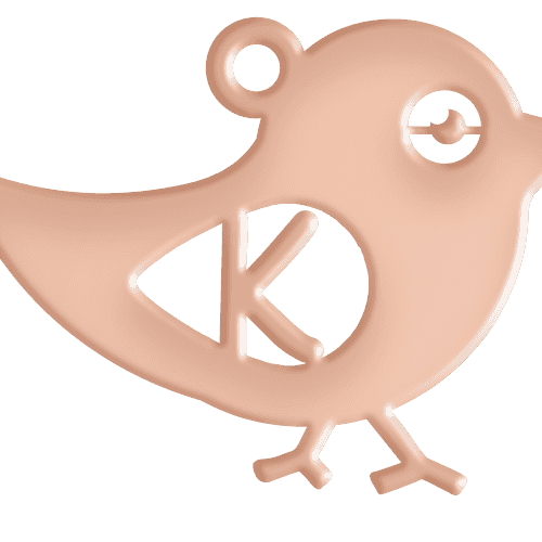 K Initial Pendant