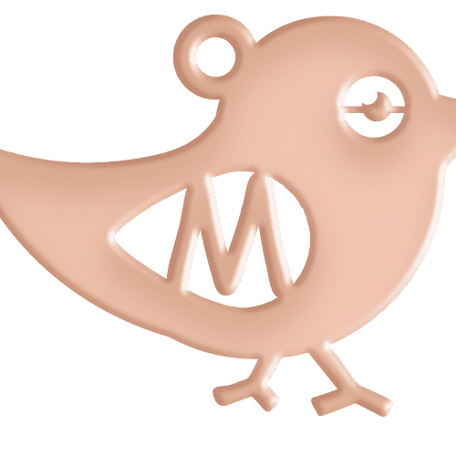 M Initial Pendant