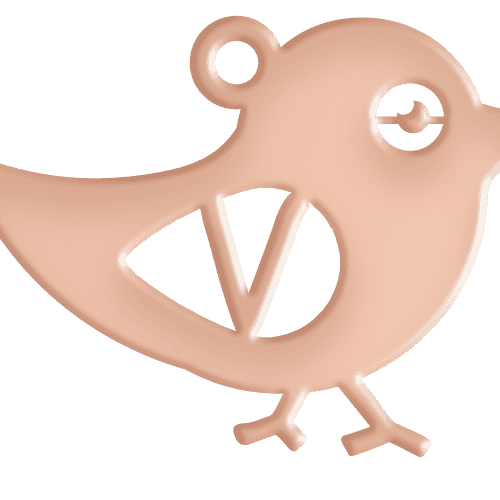 V Initial Pendant