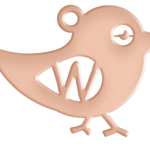 W Initial Pendant