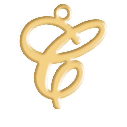 C Initial Pendant