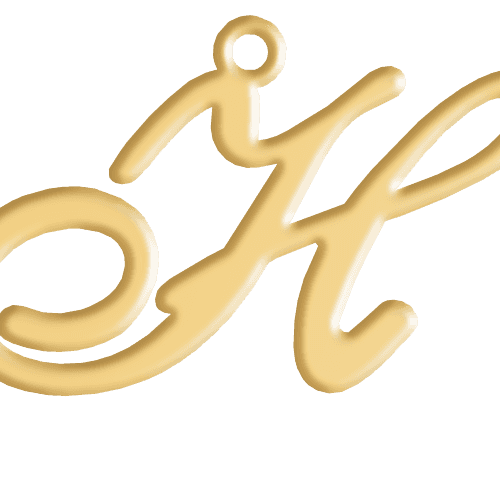 H Initial Pendant