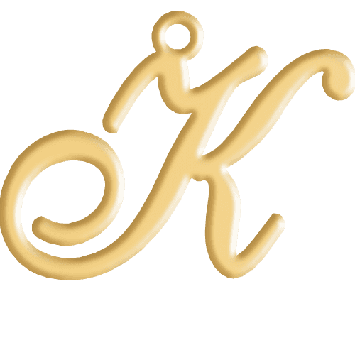 K Initial Pendant