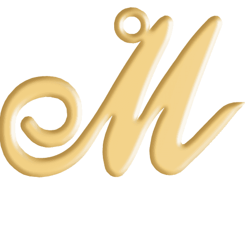 M Initial Pendant