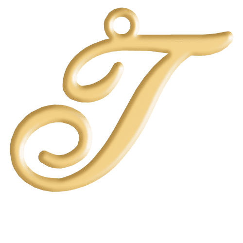 T Initial Pendant