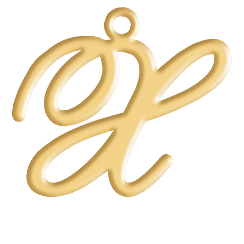 X Initial Pendant