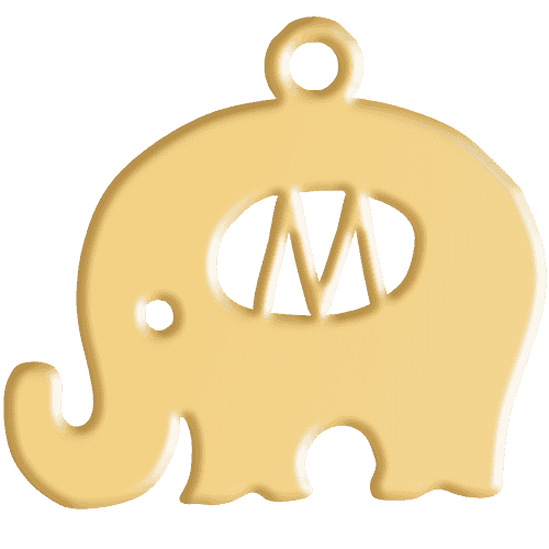 M Initial Pendant