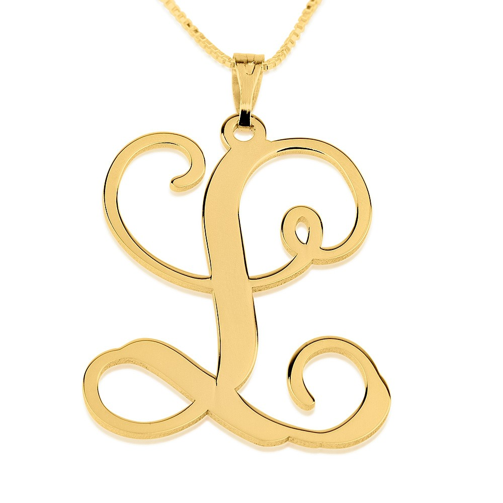 Collar con Inicial Script