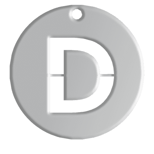 D Initial Pendant