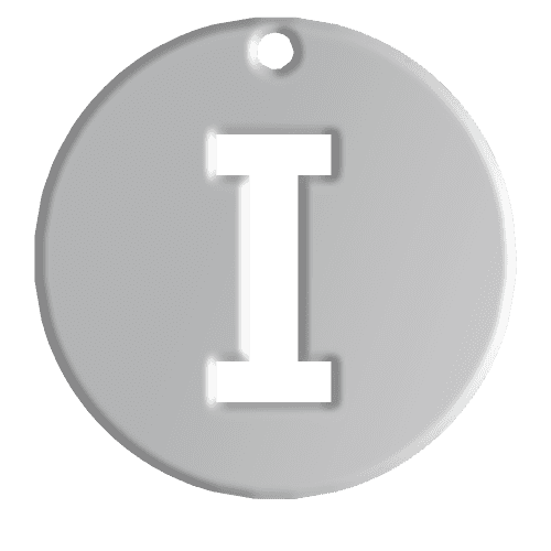 I Initial Pendant