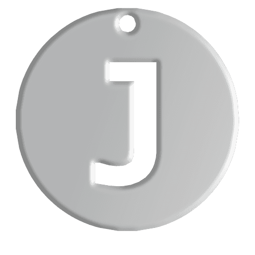 J Initial Pendant