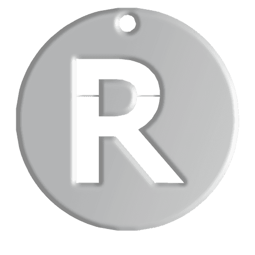 R Initial Pendant