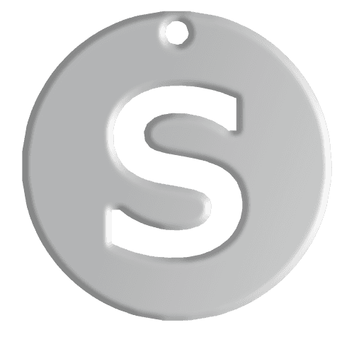 S Initial Pendant