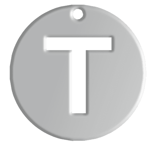 T Initial Pendant