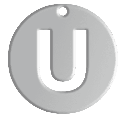 U Initial Pendant