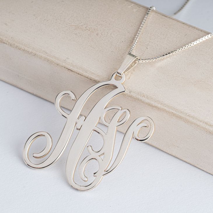 Two Letter Monogram Necklace information