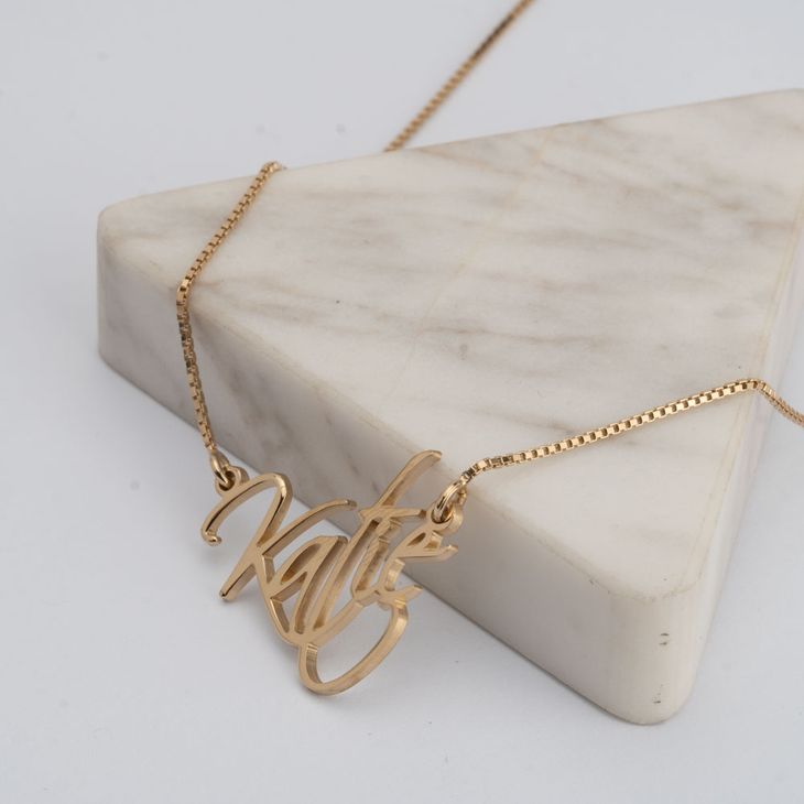 Collar con Nombre Script - Picture 4