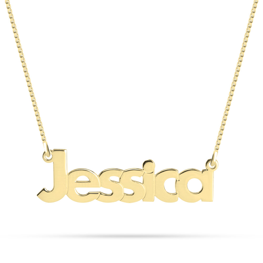 Custom Bold Name Necklace